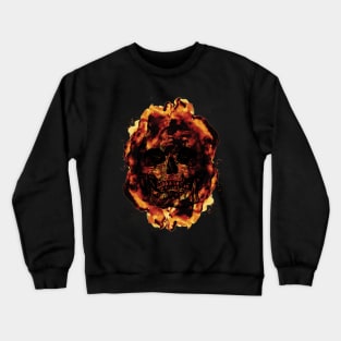 Fire Skull Crewneck Sweatshirt